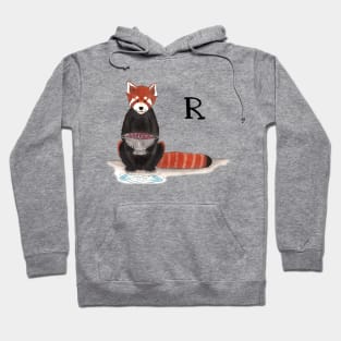 R is for Red Panda Hoodie